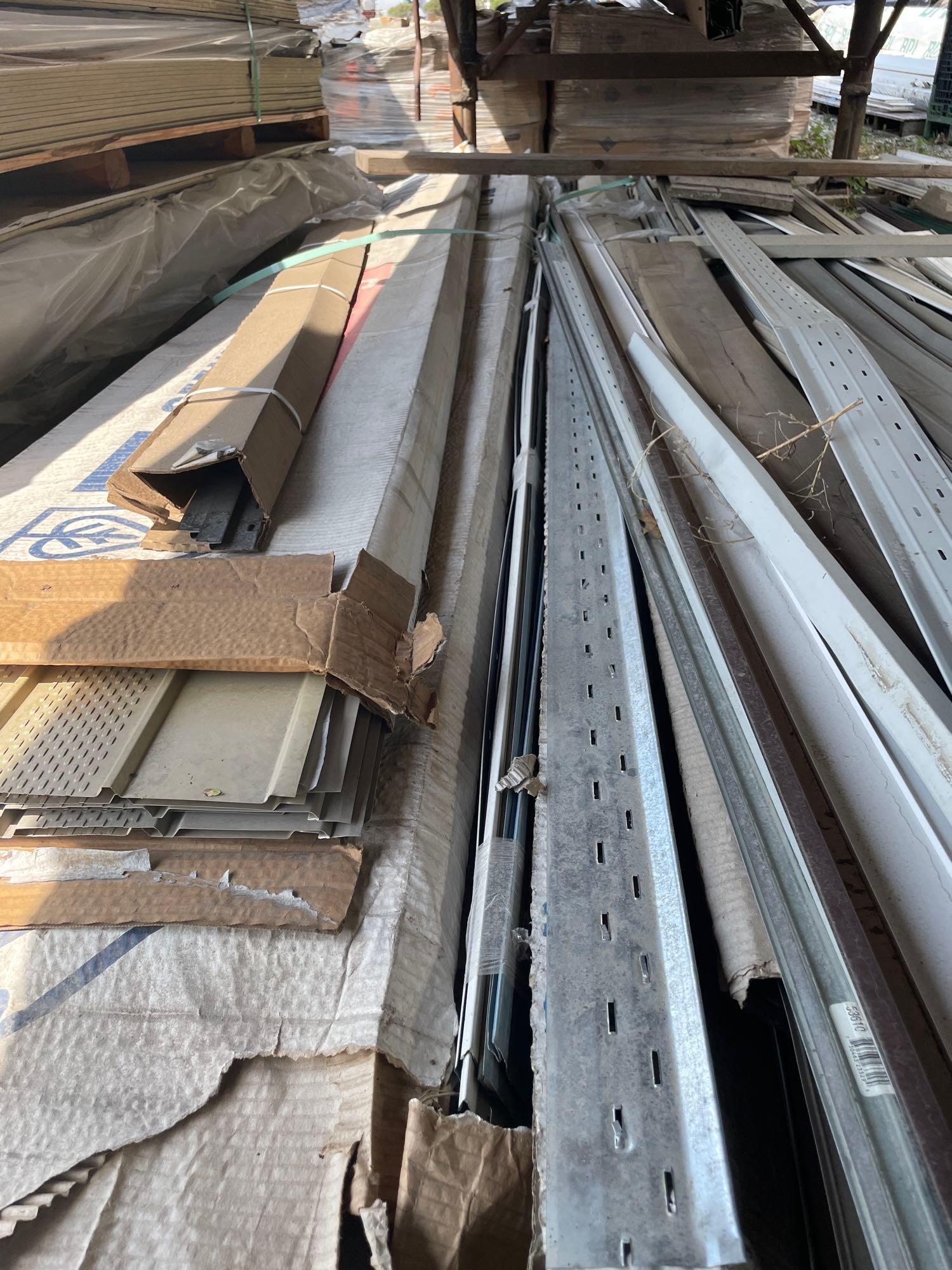 One pallet with soffit siding and more