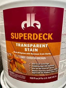 Superdeck transparent stain 620 fl oz. new