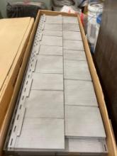 Cedar Densions double 7 siding gray