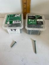 Backer-on screws 2 1/4 and 1 1/4