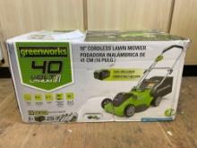 greenworks 16 cordless lawn mower