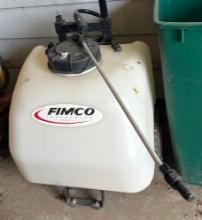 FMO sprayer on wheels - plugs in. Note: handle is broken.