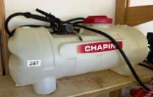 Tank with pump and wand