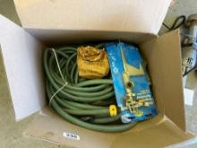 Garden hose and sprinkler