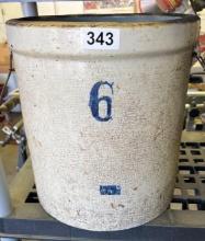 Ruckels 6 gallon crock