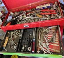 Everything pictured including sockets of all brands, ratchets, wrenches plus