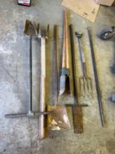 Antique yard tools
