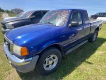7069-2005 Ford Ranger XLT 4x4 with 147k miles Motor-Cam shaft issues lot drivable