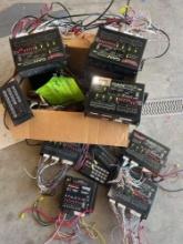 large lot of Whelen Cantrol System connection map plus
