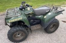 2003 Kawasaki Prairie 360 4 x 4- from Polk County sheriffs office