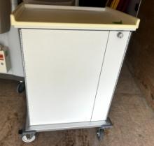 Med cart no keys can be used as a tool box or storage!
