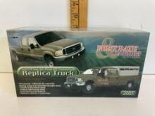First rate leanium ford f250 super duty pickup with livestock hauler replica truck