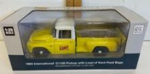 Kent replica 2018 1963 international c1100 pickup with load of Kent feed bags