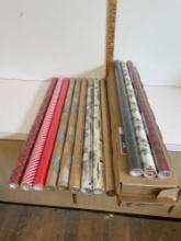 Two-Sided gift wrap Christmas new