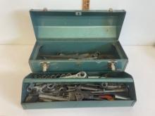Toolbox, wrenches, sockets and more