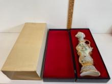 Vintage Jim Beam 165 months Floral Decanter 1971 Regal China 17" tall