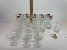 champagne glasses