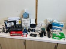 Gloves, paper clips, face mask, toner kit and more