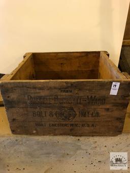 Early Bricks and Wooden Box