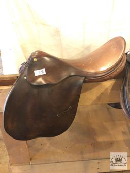 Two English Saddles