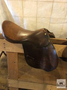 Two English Saddles