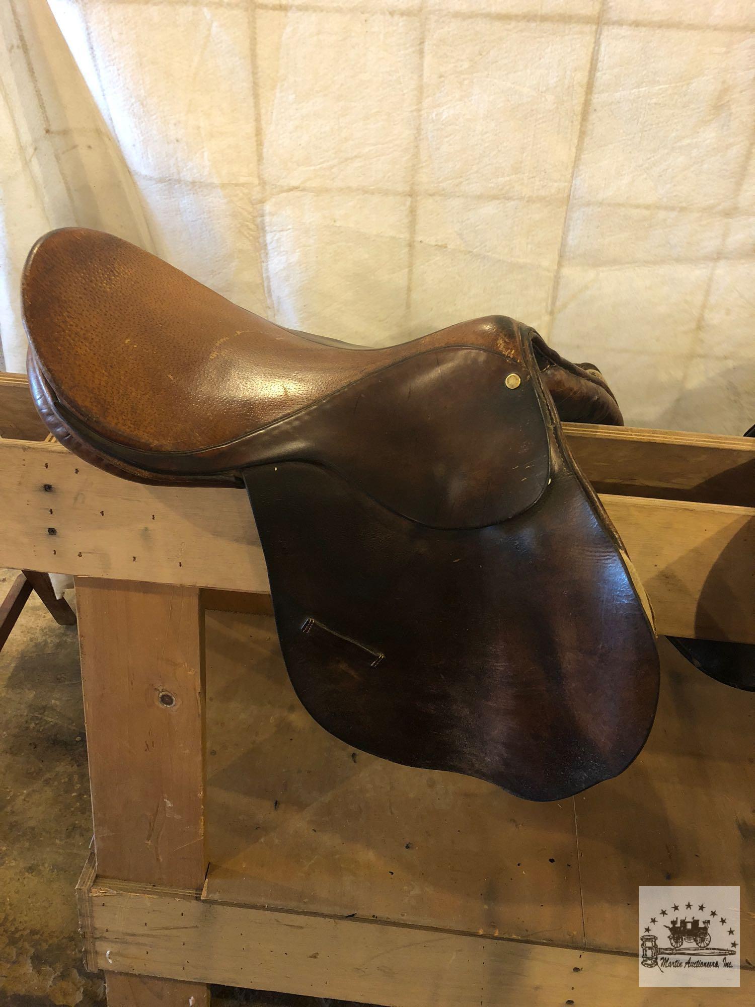 Two English Saddles
