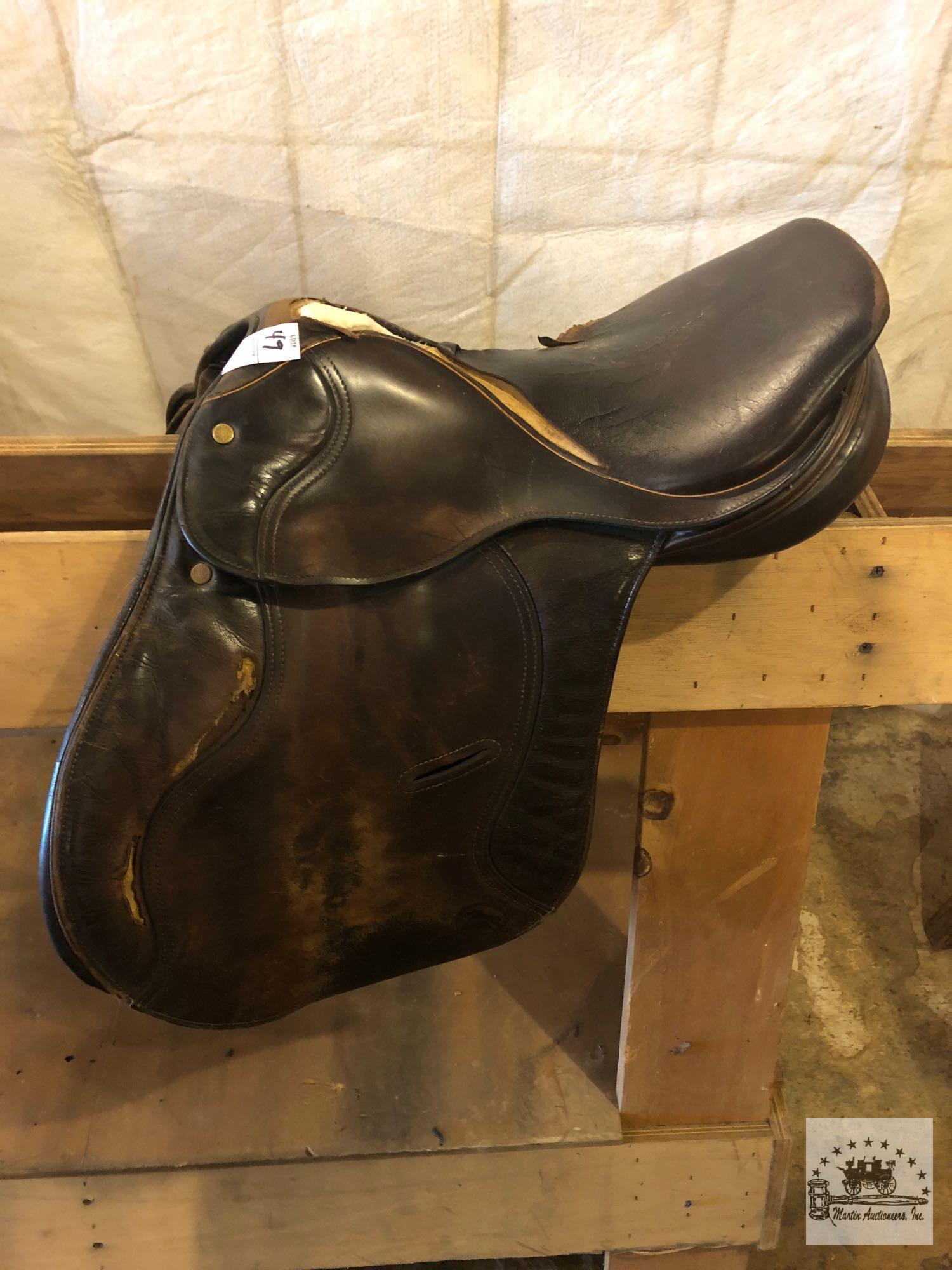 Two English Saddles