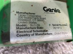 2012 Genie SLC-18 Material Lift