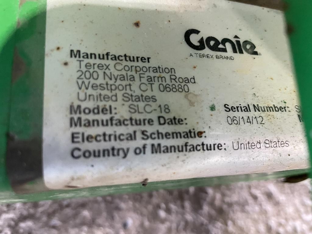 2012 Genie SLC-18 Material Lift