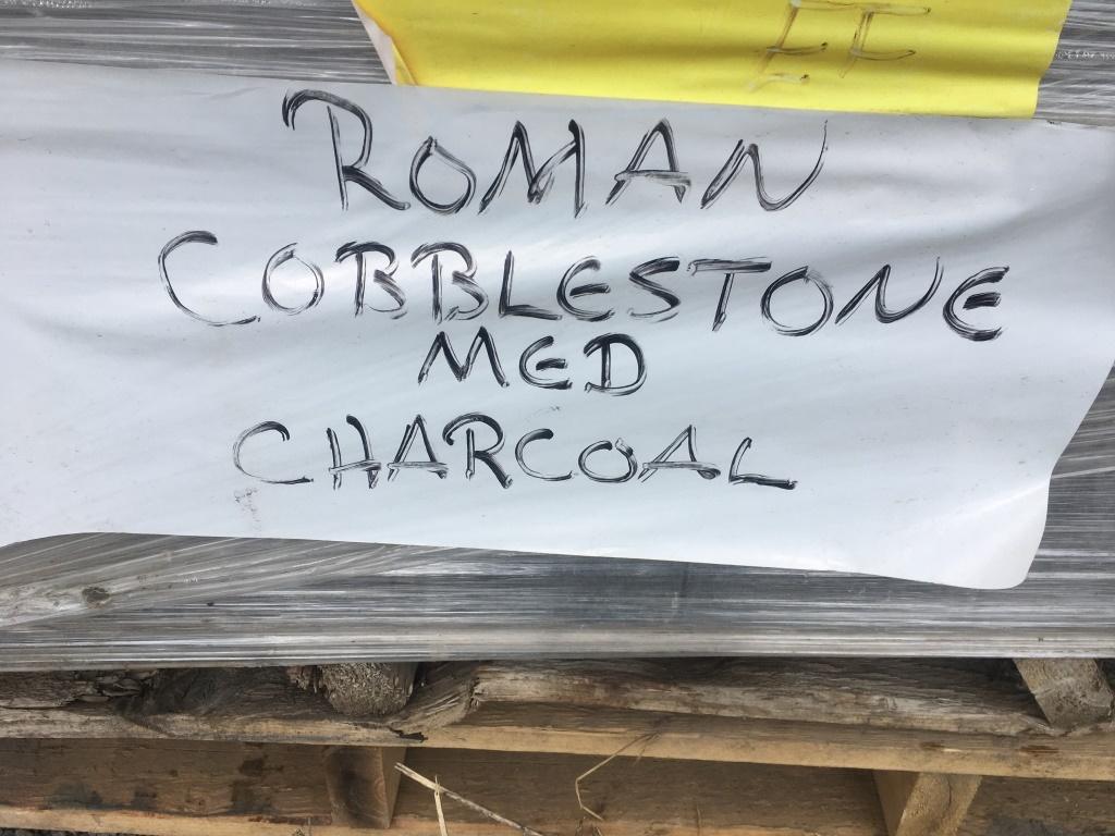 Roman "Medium Charcoal" Cobblestones