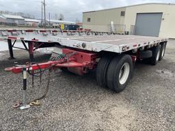 1973 Utility Tri-Axle Flatbed Pup Trailer