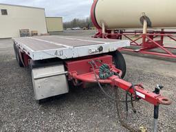 1973 Utility Tri-Axle Flatbed Pup Trailer