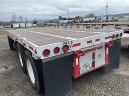 1973 Utility Tri-Axle Flatbed Pup Trailer