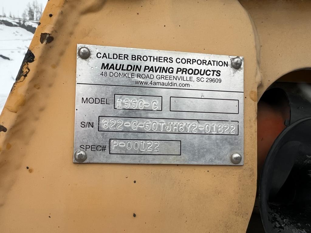 Mauldin 1550-C Asphalt Paver