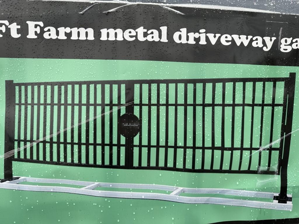 2022 Steelman 20' Farm Metal Driveway Gate