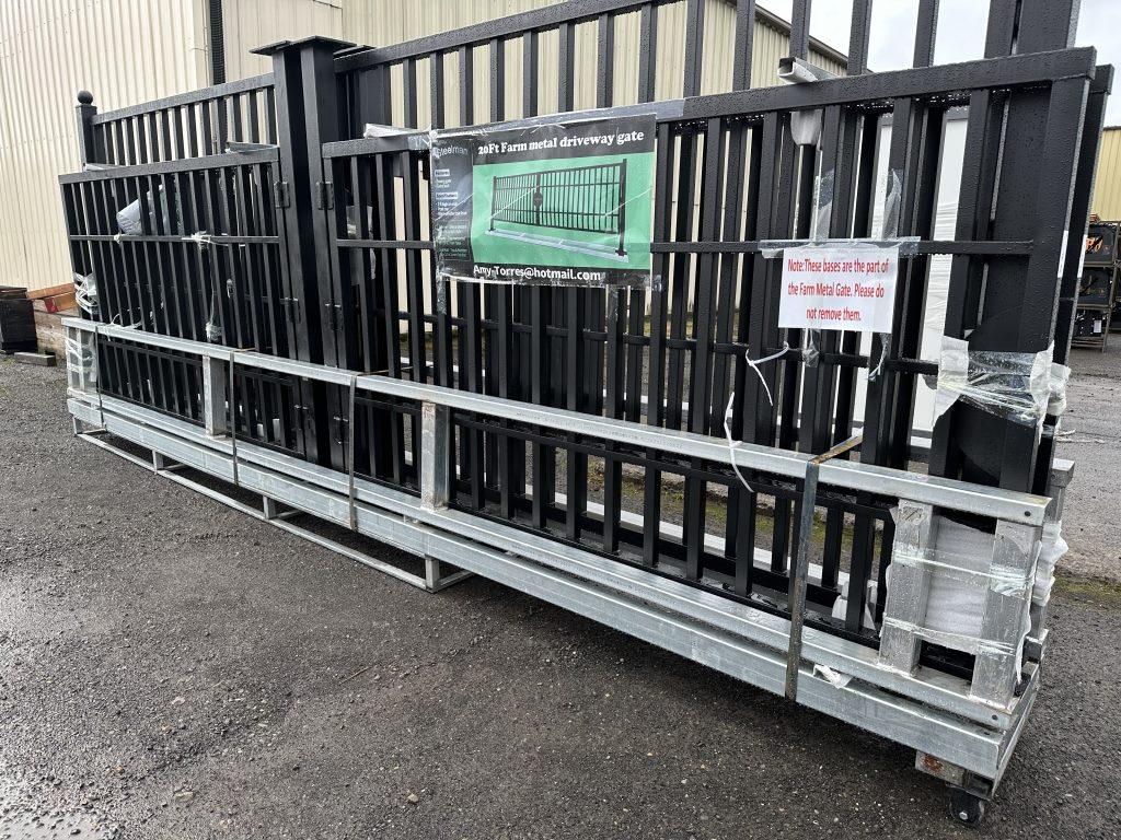 2022 Steelman 20' Farm Metal Driveway Gate