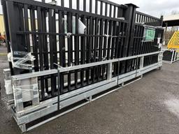 2022 Steelman 20' Farm Metal Driveway Gate