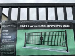 2022 Steelman 20' Farm Metal Driveway Gate