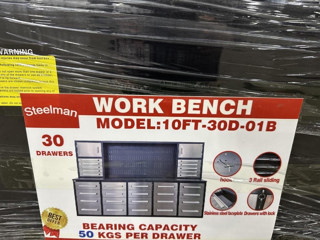 2022 Steelman 10FT30D Workbench