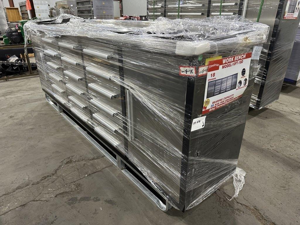 2022 Steelman 10FT18D2C Workbench