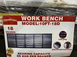 2022 Steelman 10FT18D2C Workbench