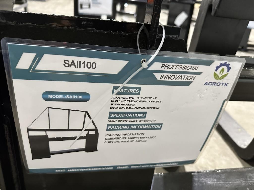 2022 Agrotk SAII 100 Fork Attachment