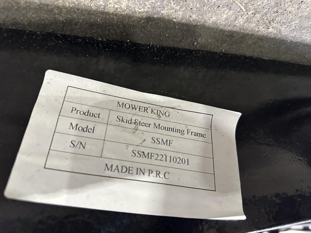 2022 Mower King Skidsteer Mounting Frame
