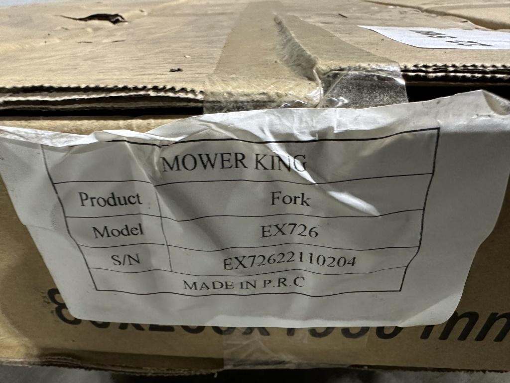 2022 Mower King EX726 Fork Extensions