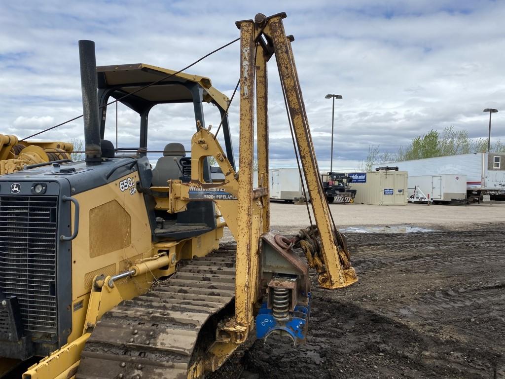 2008 John Deere 650J LGP Crawler Pipelayer