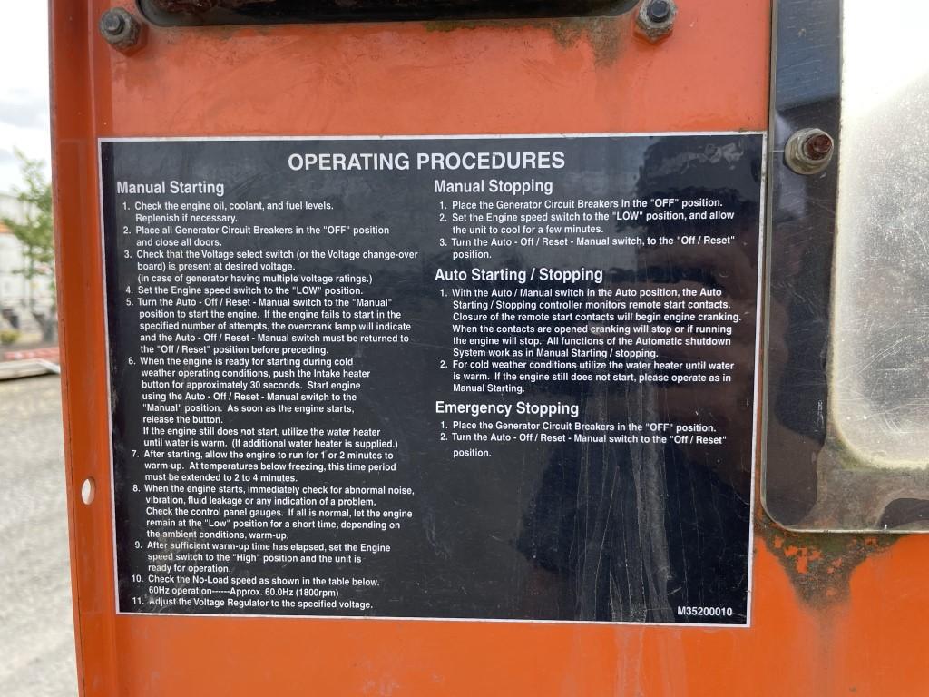 2001 MQ Power DCA-70SSJU Towable Generator