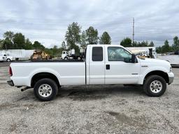 2006 Ford F250 SD XLT 4x4 Extra Cab Pickup