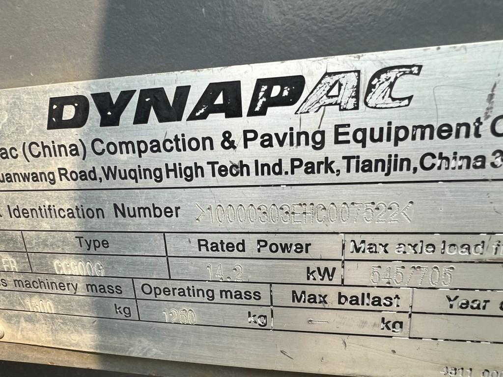 Dynapac CC900G Tandem Vibratory Roller