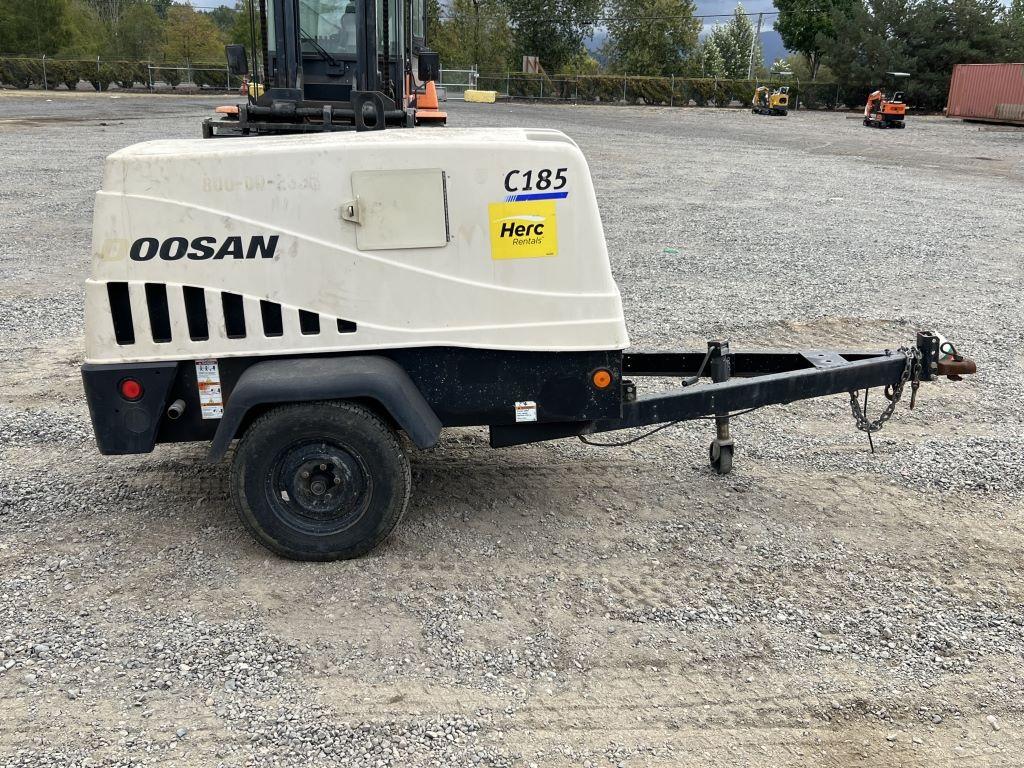 2013 Doosan C185WKU Towable Air Compressor