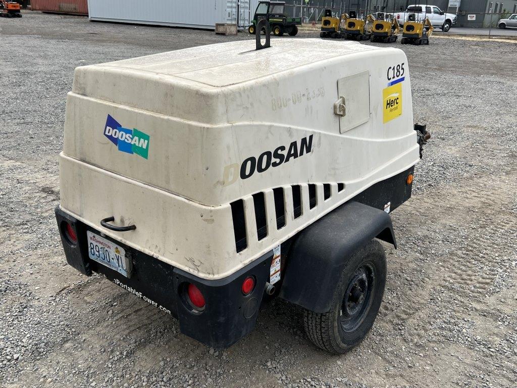 2013 Doosan C185WKU Towable Air Compressor